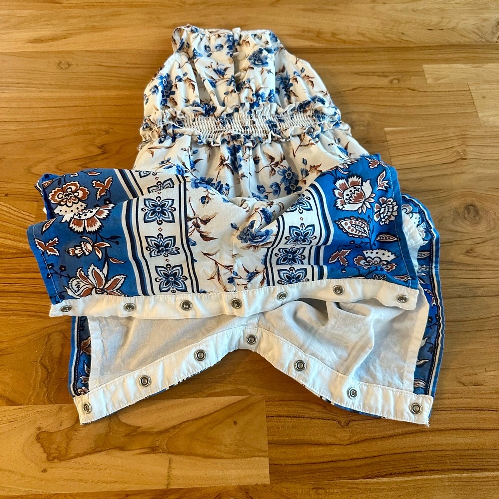 Janie + Jack Floral Border Jumpsuit Size 12-18 Months - Picture 13 of 15